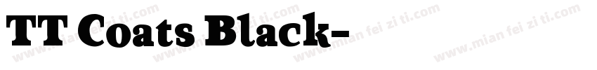 TT Coats Black字体转换